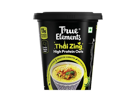 True Elements Thai Zing High Protein Oats, 62 g