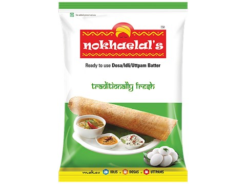 Nokhaelal's Instant Batter - Fresh, For Crispy Dosa, Soft Idli, Fluffy Uttpam, 1 L