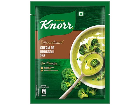 Knorr International Cream Of Broccoli Soup With Real Vegetables, 50 g