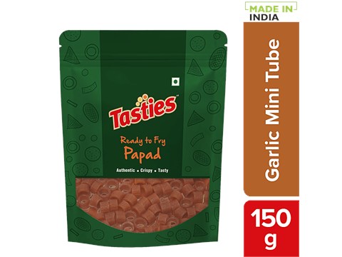 Tasties Ready To Fry - Garlic Mini Tube, 150 g