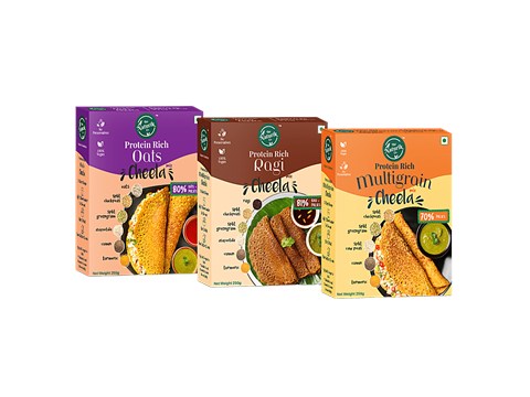 The Naturik Co. Protein Rich Oats, Ragi & Multigrain Cheela Mix Combo, 250 g