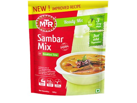 MTR Original Sambar Ready Mix, 180 g
