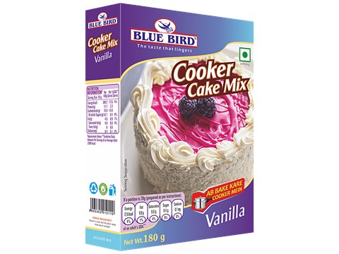 Blue Bird Cooker Cake Mix Vanilla - Simple & Subtle, 180 g