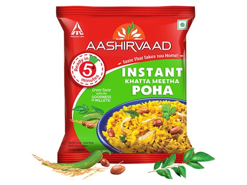 Aashirvaad Instant Khatta Meetha Poha, 60 g