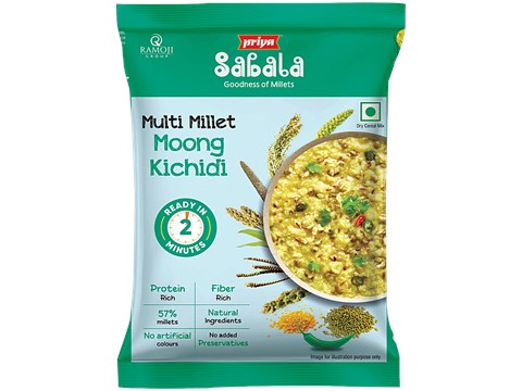Sabala Multi Millet Moong Kichidi, 60 g