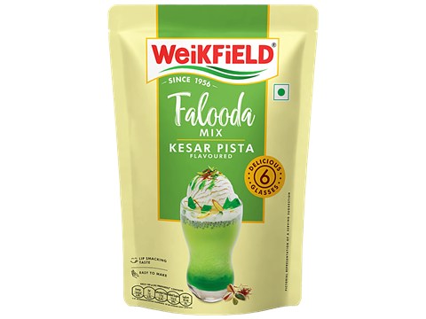 Weikfield Kesar Pista Flavoured Falooda Mix, 200 g