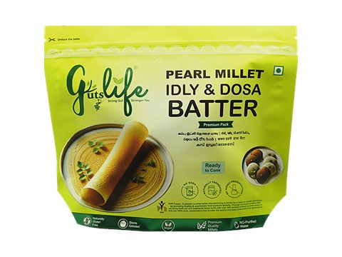 Gutslife Pearl Millet Idly & Dosa Batter, 600 g