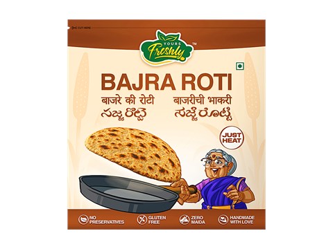 Yours Freshly Bajra Roti, 180 g