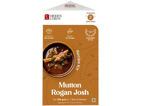 Hidden Chefs Mutton Rogan Josh Recipe Kit, 27 g