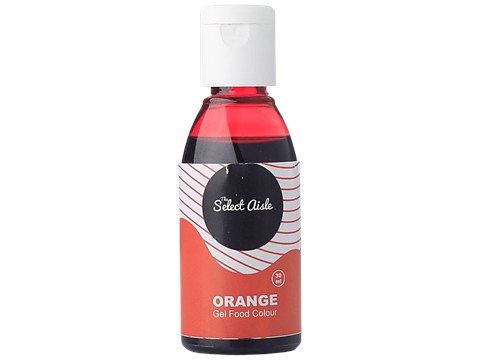 The Select Aisle Gel Food Colour - Orange, Premium Quality, Adds Vibrant Look, 30 ml