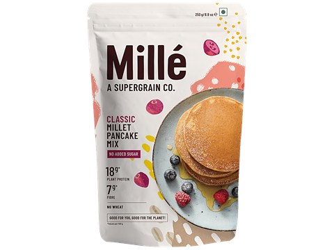 Mille Classic Millet Pancake Mix, 250 g
