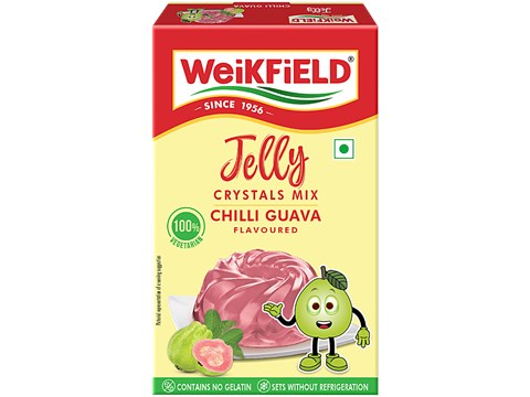 Weikfield Chilli Guava Flavoured Jelly Crystals Mix, 90 g