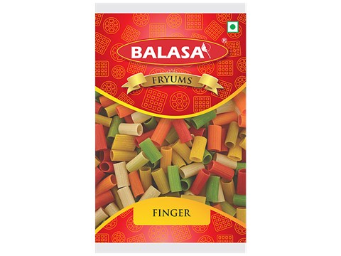 Balasa Coloured Finger Fryums - Crispy, 180 g