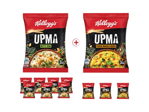 Kellogg's Upma - Variety Pack, 48 g