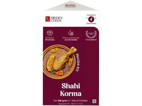 Hidden Chefs Shahi Korma Recipe Kit, 49 g