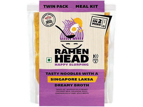 Ramenhead Noodles With Singapore Laksa Dreamy Broth - Twin Pack Meal Kit, 450 g