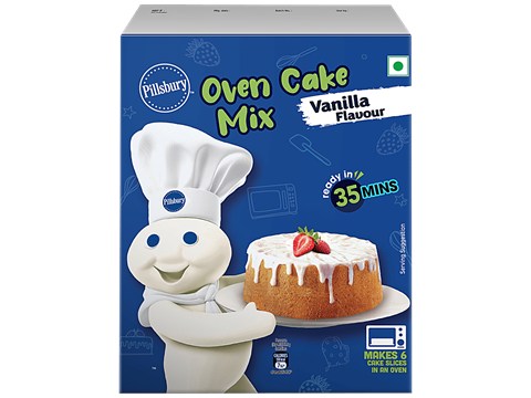 Pillsbury Vanilla Oven Cake Mix- Moist Supreme, 225 g