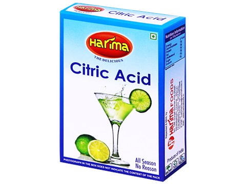 HARIMA  Citric Acid - Preservatives & Enhances Flavour, Vegetarian, 50 g