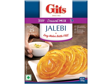 Gits Dessert Mix - Jalebi With Maker, 100 g