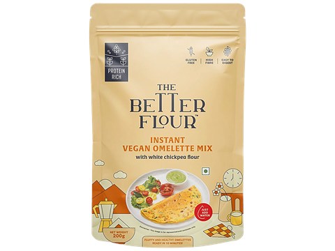 The Better Flour Instant Vegan Omelette Mix - Ready To Cook, 200 g