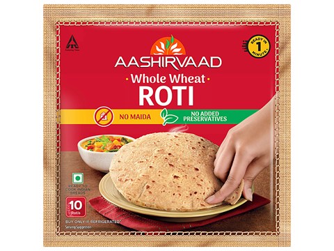 Aashirvaad Ready To Cook Chapati/Roti, 350 g