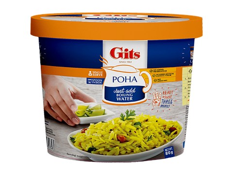 Gits Poha - Ready To Eat, 80 g