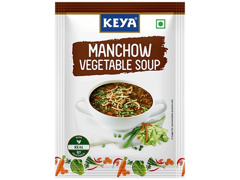 Keya Manchow Vegetable Soup - Four Serve, Ready In A Minute, 44 g