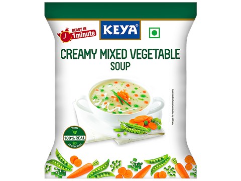 Keya Instant Soup - Creamy Mixed Vegetables, 13 g