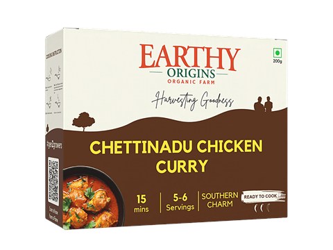 Earthy Origins Chettinad Chicken Curry Masala Paste - Ready To Cook, 200 g