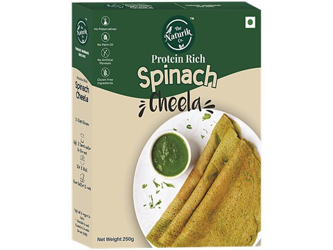 The Naturik Co. Spinach Moringa Mix Cheela, 250 g