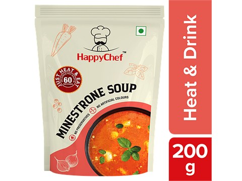 HappyChef Minestrone Soup - Heat & Drink, 200 g