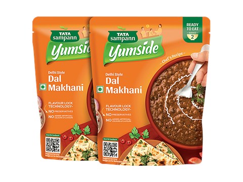 Tata Sampann Yumside Delhi Style Dal Makhani - Ready To Eat, No Preservatives, 285 g