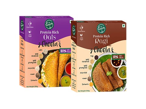The Naturik Co. Protien Rich Ragi & Oats Cheela Mix Combo, 250 g