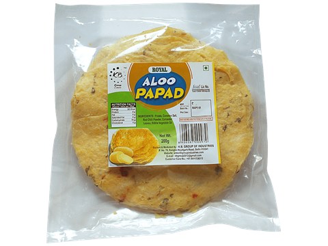 Royal Aloo Papad - Ready To Fry, 200 g