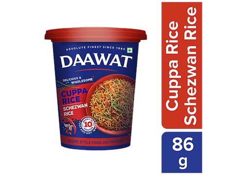 Daawat Cuppa Rice Schezwan Rice - Ready In 10 Minutes, 86 g