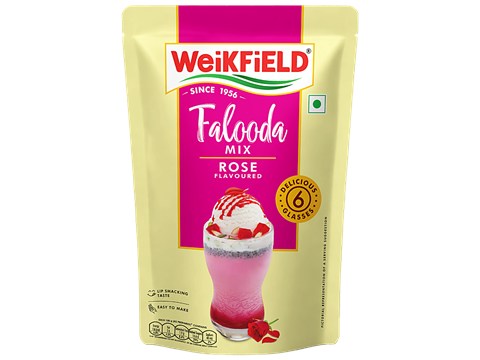 Weikfield Rose Flavoured Falooda Mix, 200 g