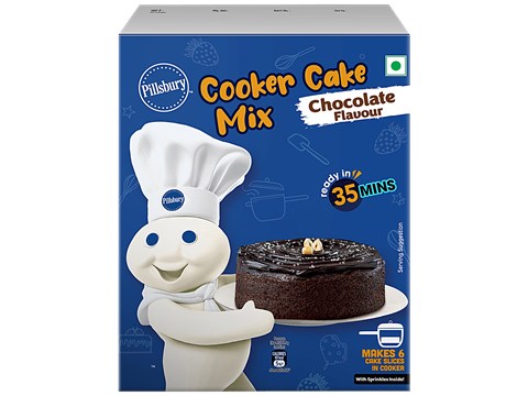 Pillsbury Cooker Cake - Chocolate (Eggless), 159 g