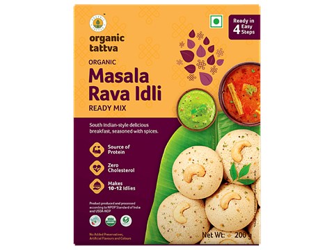 Organic Tattva Organic Masala Rava Idli Ready Mix, 200 g