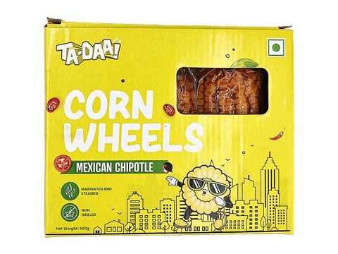Tadaa Marinated & Steamed Sweet Corn Cob - Mexican Chipotle, 2 pcs