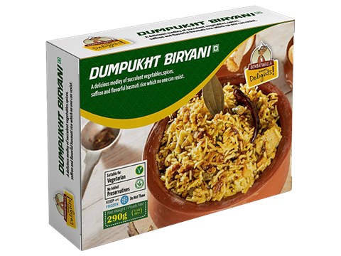 Bombaywalla Foods Dumpukht Biryani - Suitable For Vegetarians, No Added Preservatives, 290 g