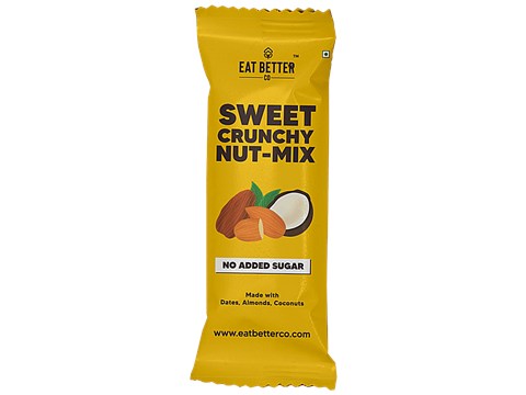 Eat Better Co Sweet Crunchy Nut Mix - Natural, No Added Sugar, Improves Digestion, 40 g