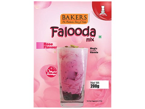 BAKERS Falooda Mix - Rose Flavour, 200 g