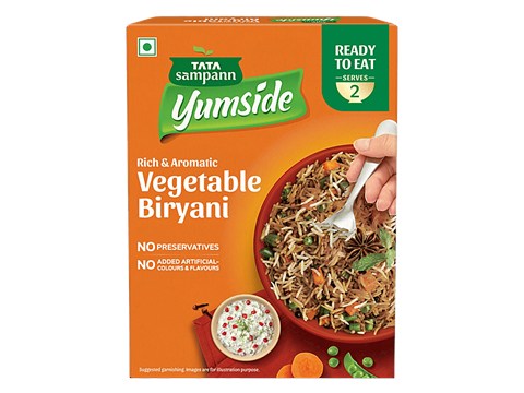 Tata Sampann Yumside Vegetable Biryani, 330 g
