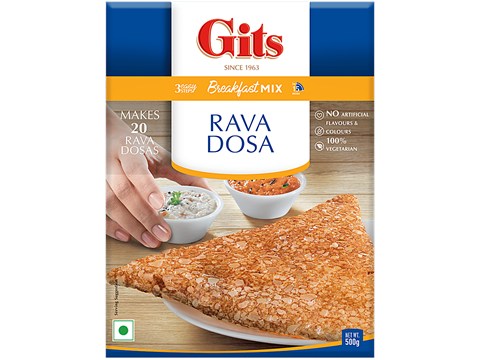 Gits Rava Dosa Breakfast Mix, 500 g
