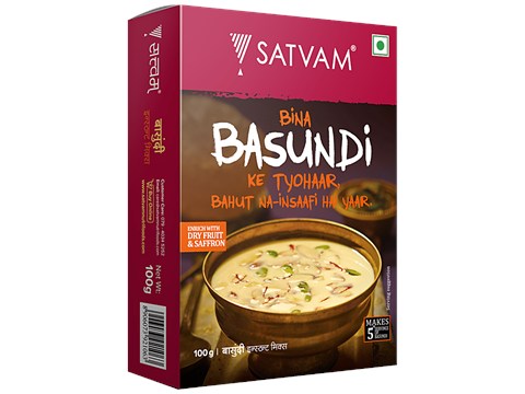 Satvam Basundi - Instant Mix, 100 g