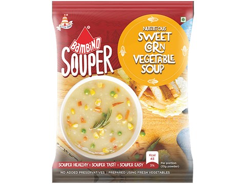 Bambino Soup Powder - Sweet Corn Vegetable, 45 g