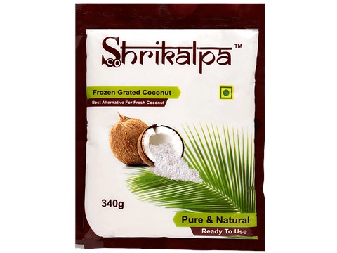 Shrikalpa Frozen Grated Coconut, 340 g