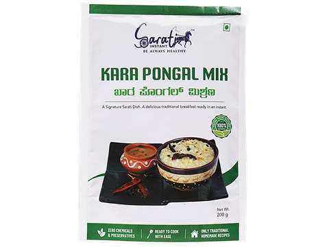 Sarati Instant Kara Pongal Mix - Traditional Recipe, 200 g
