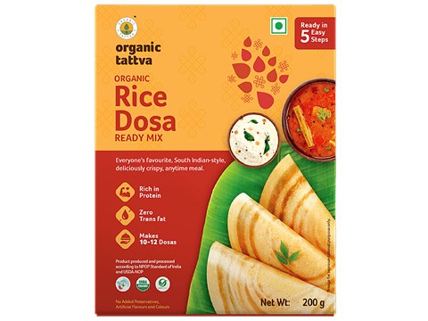 Organic Tattva Organic Rice Dosa Ready Mix, 200 g