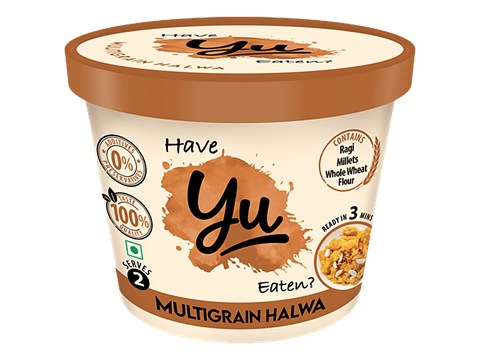 Yu Multigrain Halwa - Instant, Handcrafted, Ready Made Indian Sweet, 95 g